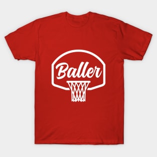 Baller Vintage Sports Basketball T-Shirt